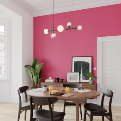 Peinture résistante murs, boiseries et métal GoodHome rose Himonya satin 0,75L