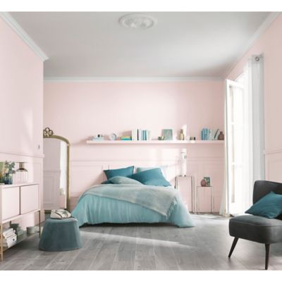 Peinture résistante murs, boiseries et métal GoodHome rose Kyoto satin 0,75L