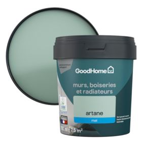 Peinture résistante murs, boiseries et métal GoodHome vert Artane mat 0,75L