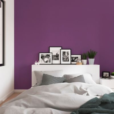 Peinture résistante murs, boiseries et métal GoodHome violet Shizuoka mat 0,75L