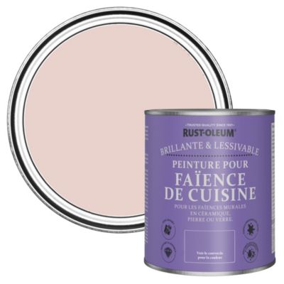Peinture Rose pour Faïence de Cuisine, Brillant - RUST-OLEUM - Champagne Rosé 750ml