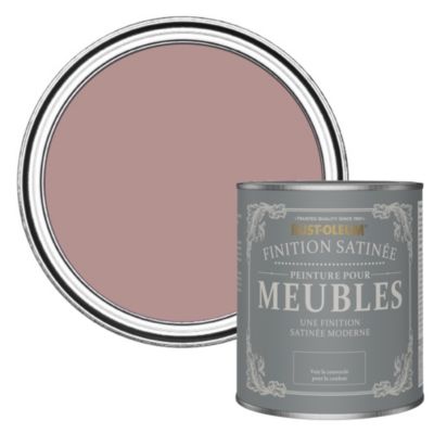 Peinture Rose pour Meubles, Finition Satinée - RUST-OLEUM - Coup de Cœur 750ml