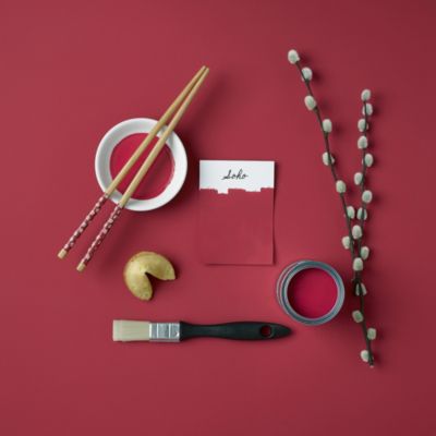 Peinture Rouge pour Meubles Mate et Lessivable - RUST-OLEUM - Soho 750ml