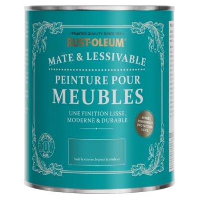 Peinture Rouge pour Meubles Mate et Lessivable - RUST-OLEUM - Soho 750ml