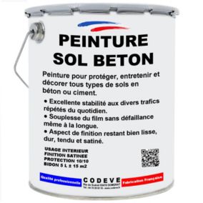 Peinture Sol Beton -  4x5 L   - Codeve Bois - RAL 1001 - Beige