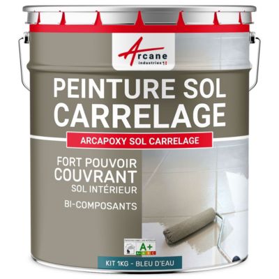 Peinture Sol Carrelage - Résine Carrelage  - ARCAPOXY SOL CARRELAGE Bleu D'eau - RAL 5021 - 1 kg  - ARCANE INDUSTRIES