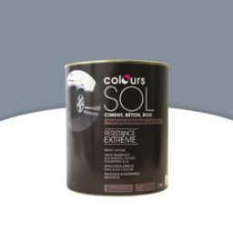 Peinture sol Colours Premium gris ciment satin 2,5L