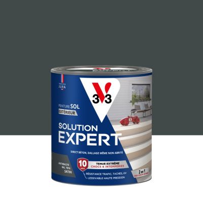 Peinture sol extérieur gris anthracite satin 0.5 L