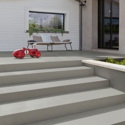 Peinture pour sol en béton RENAULAC mat satiné gris clair 2.5 l - HORNBACH