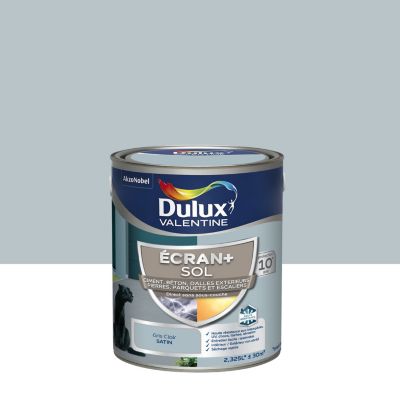 Peinture sol extérieur gris clair satin Dulux Valentine Ecran+ 2.5 L