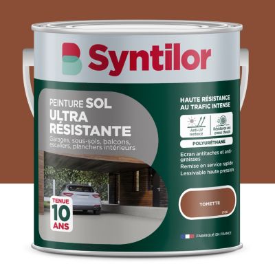 Peinture sol extérieur Ultra résistante tomette satin Syntilor 2.5 L
