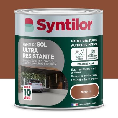 Peinture Sols Coo-var 2,5L Rouge - Intérieur/Extérieur - Béton Et Bois
