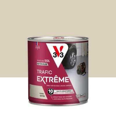 Peinture sol intérieur beige pierre satin V33 Trafic Extrême 0.5 L