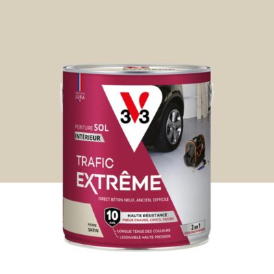 Peinture sol intérieur beige pierre satin V33 Trafic Extrême 2.5 L