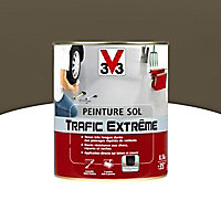 Peinture sol intérieur extérieur trafic extrême V333 gris poivre 500 ml
