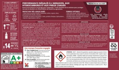 Peinture sol intérieur gris graphite satin V33 Trafic Extrême 2.5 L