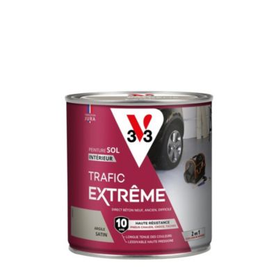 Peinture sol intérieur Trafic Extrême V33 argile satiné 0,5L