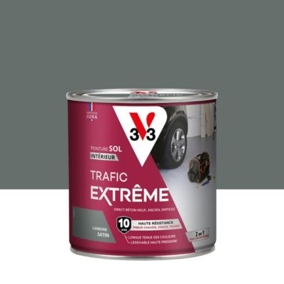 Peinture sol intérieur Trafic Extrême V33 carbone satiné 0,5L