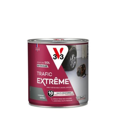 Peinture sol intérieur Trafic Extrême V33 carbone satiné 0,5L