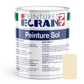 Peinture sol, peinture professionnelle, béton, garage Hydrosol ECRAN77-1 litre-Pierre (RAL 1015)-Peintures Daniel