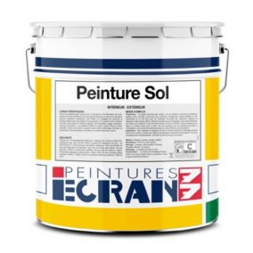 Peinture sol, peinture professionnelle, béton, garage Hydrosol ECRAN77-15 litres-Blanc-Peintures Daniel
