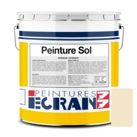 Peinture sol, peinture professionnelle, béton, garage Hydrosol ECRAN77-15 litres-Pierre (RAL 1015)-Peintures Daniel