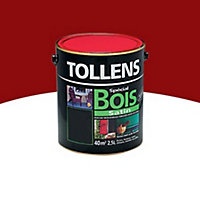 Peinture spécial bois Tollens garance 2,5L