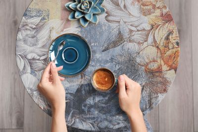 Peinture sur feuille pour meubles vintage, lys, 100x50 cm