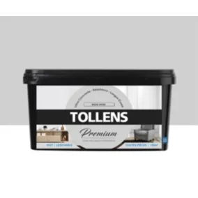 Peinture Tollens premium murs, boiseries et radiateurs beige grisé mat 2,5L