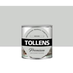 Peinture Tollens premium murs, boiseries et radiateurs beige grisé satin 0,75L