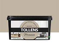 Peinture Tollens premium murs, boiseries et radiateurs beige naturel satin 2,5L