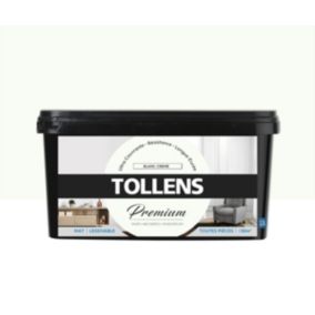 Peinture Tollens premium murs, boiseries et radiateurs blanc crème mat 2,5L