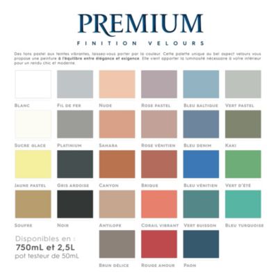 Peinture Tollens premium murs, boiseries et radiateurs blanc sucre ...