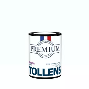 Peinture Tollens premium murs, boiseries et radiateurs blanc velours 750ml