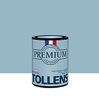 Peinture Tollens premium murs, boiseries et radiateurs bleu baltique velours 750ml