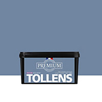 Peinture Tollens premium murs, boiseries et radiateurs bleu denim velours 2,5L