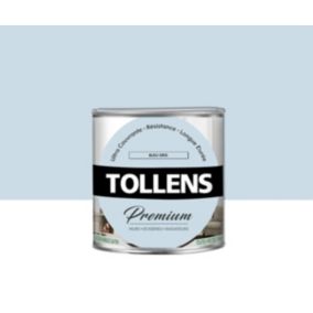 Peinture Tollens premium murs, boiseries et radiateurs bleu gris satin 0,75L
