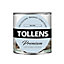 Peinture Tollens premium murs, boiseries et radiateurs bleu gris satin 0,75L