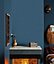 Peinture Tollens premium murs, boiseries et radiateurs bleu paon velours 2,5L