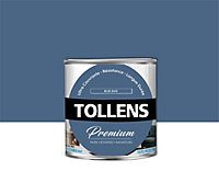 Peinture Tollens premium murs, boiseries et radiateurs blue jean mat 0,75L