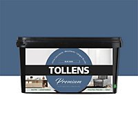 Peinture Tollens premium murs, boiseries et radiateurs blue jean satin 2,5L