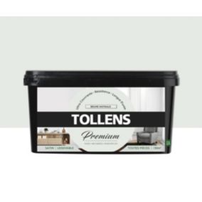 Peinture Tollens premium murs, boiseries et radiateurs brume matinale satin 2,5L