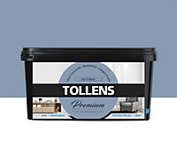 Peinture Tollens premium murs, boiseries et radiateurs ciel d'orage mat 2,5L