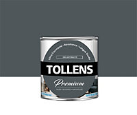 Peinture Tollens premium murs, boiseries et radiateurs gris anthracite mat 0,75L