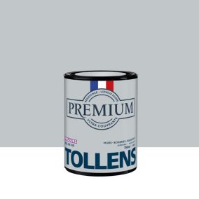 Peinture Tollens premium murs, boiseries et radiateurs gris fil de fer velours 750ml
