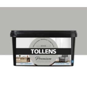 Peinture Tollens premium murs, boiseries et radiateurs gris rose mat 2,5L
