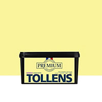Peinture Tollens premium murs, boiseries et radiateurs jaune pastel velours 2,5L