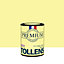 Peinture Tollens premium murs, boiseries et radiateurs jaune pastel velours 750ml