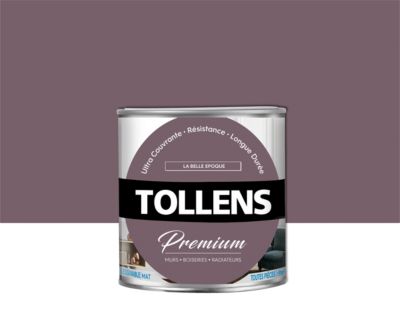 Peinture Tollens premium murs, boiseries et radiateurs la belle époque mat 0,75L