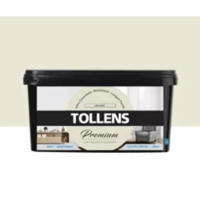 Peinture Tollens premium murs, boiseries et radiateurs lin lavé mat 2,5L